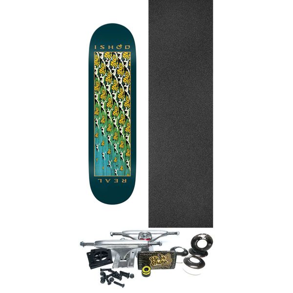 Real Skateboards Ishod Wair Metamorphosis Skateboard Deck Twin Tail - 8.5" x 32.2" - Complete Skateboard Bundle